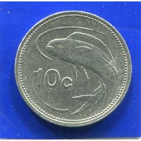 Мальта 10 центов 1995