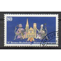 1200 лет епископству в Бремене ФРГ 1987 год серия из 1 марки