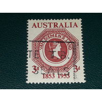 Австралия 1953 год. 100 лет почтовой марке Тасмании. Полная серия 1 марка
