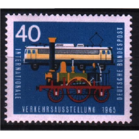 1965 Германия ЖД-транспорт Железная дорога 1х-марка**//Б
