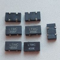 LTWC455. 455 кГц. Пьезокерамический полосовой фильтр 455кГц SMD с полосой пропускания 15кГц. LTWC455E