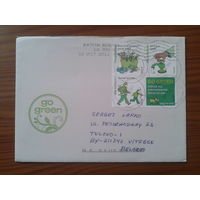 США 2011 спец. конверт с полной серией, прошло почту