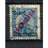 Португальские колонии - Ангола - 1920 - Надпечатка 1C на 50R - [Mi.199] - 1 марка. Гашеная.  (Лот 111AV)