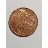 Тринидад и Тобаго 5 центов 2009 года .