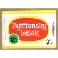 Этикетка пива Butciansky leziak Чехия Е508
