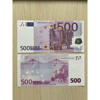 Сувенирная банкнота 500 евро