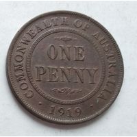 Австралия 1 пенни, 1919 5-10-13