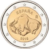 2 евро Испания 2015 Пещера Альтамира UNC