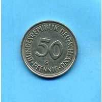 50 пфеннигов 1990 G ФРГ Германия