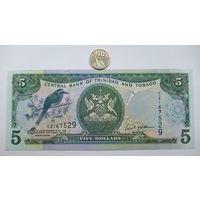 Werty71 Тринидад и Тобаго 5 долларов 2006 UNC банкнота