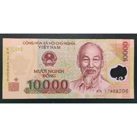 10000 донгов 2017 года - полимер - Вьетнам - UNC