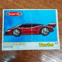 Turbo #312 (Турбо) Вкладыш жевачки Турба. Жвачки