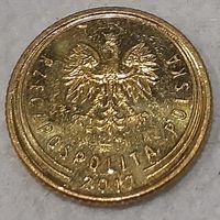 Польша 1 грош, 2017 (7-1-36)