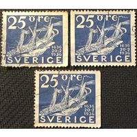 ЦІКАВІЦЬ АБМЕН! 1936, 300-годдзе пошты Швецыі, 25 орэ