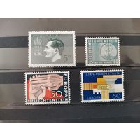 Лихтенштейн 1962г. - 1963г. лот из 4 чистых марок ** (12,0 е)
