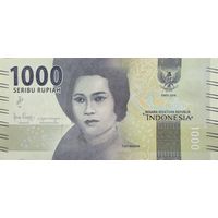 Werty71 Индонезия 1000 Рупий 2016 (2019) UNC банкнота