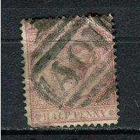 Британские колонии - Ямайка - 1870 - Королева Виктория 1/2P - [Mi.7] - 1 марка. Гашеная.  (LOT EP21)-T10P17