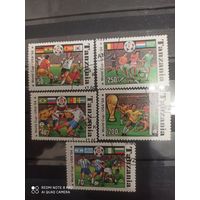 Танзания 1994, футбол 5 марок