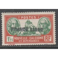 Новая Каледония 1,25F /Свободная Франция/ 1941г