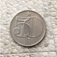 50 геллеров 1987 года Чехословакияия. Социалистическая Республика.