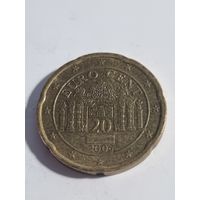 Австрия 20  евроцентов 2006