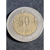 Турция 50 куруш 2011