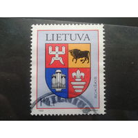 Литва 1999 Герб г. Рокишкес, концевая