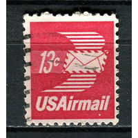 США - 1973 - Авиамарка - [Mi. 1125yA] - полная серия - 1 марка. Гашеная.  (Лот 46CK)
