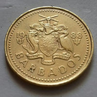 5 центов, Барбадос 1988 г.