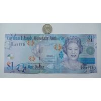 Werty71 Каймановы острова 1 доллар 2010 UNC банкнота