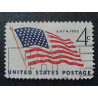 США 1959 гос. флаг
