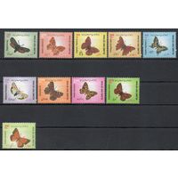 Бабочки Иран 2003/2004 годы 3 серии марок (5+4+1)