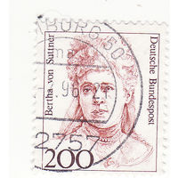 Берта фон Саттнер (1843-1914), австрийский писатель 1991 год