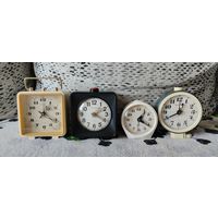 Часы-будильники из СССР