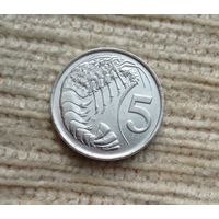 Werty71 Каймановы острова 5 центов 1999 Креветка