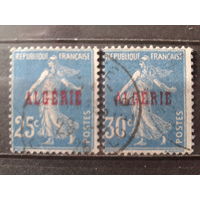 Алжир, колония Франции 1924 Сеятельница, Надпечатка