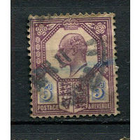 Великобритания - 1902/1913 - Король Эдуард VII 5P - [Mi.110A] - 1 марка. Гашеная.  (LOT S8)