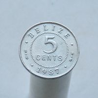 Белиз  5 центов 1987