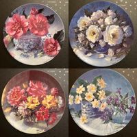 Тарелка коллекционная Цветы Букеты Розы Wedgwood Англия винтаж