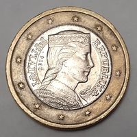 Латвия 1 евро, 2014 (1-2-16)
