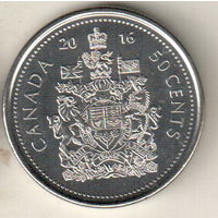 Канада 50 цент 2016