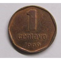 Аргентина 1 сентаво 1999 г