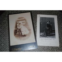 Сборная серия из старинного фото + старой фотооткрытки: "Детские платья" - моя коллекция до 1917 года - антикварная редкость - цена за всё, что на фото, по отдельности пока не продаю-!