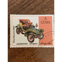 Куба 1984. Автомобили. De Dion-Bouton 1903. Марка из серии