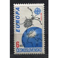 Спутник. Европа CEPT. Чехословакия. 1991. Полная серия 1 марка. Чистая