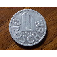 Австрия 10 грошей 1977