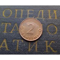 2 сантима 2000 Латвия #03