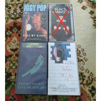 VHS с музыкой:  Iggy Pop, Pink Floyd, Velvet Underground