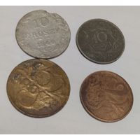 4 монеты Польши