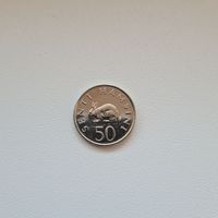 Танзания 50 центов 1989 года